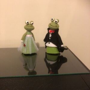 Wedding: Bride and Groom Themed Wine Bottle Toppers